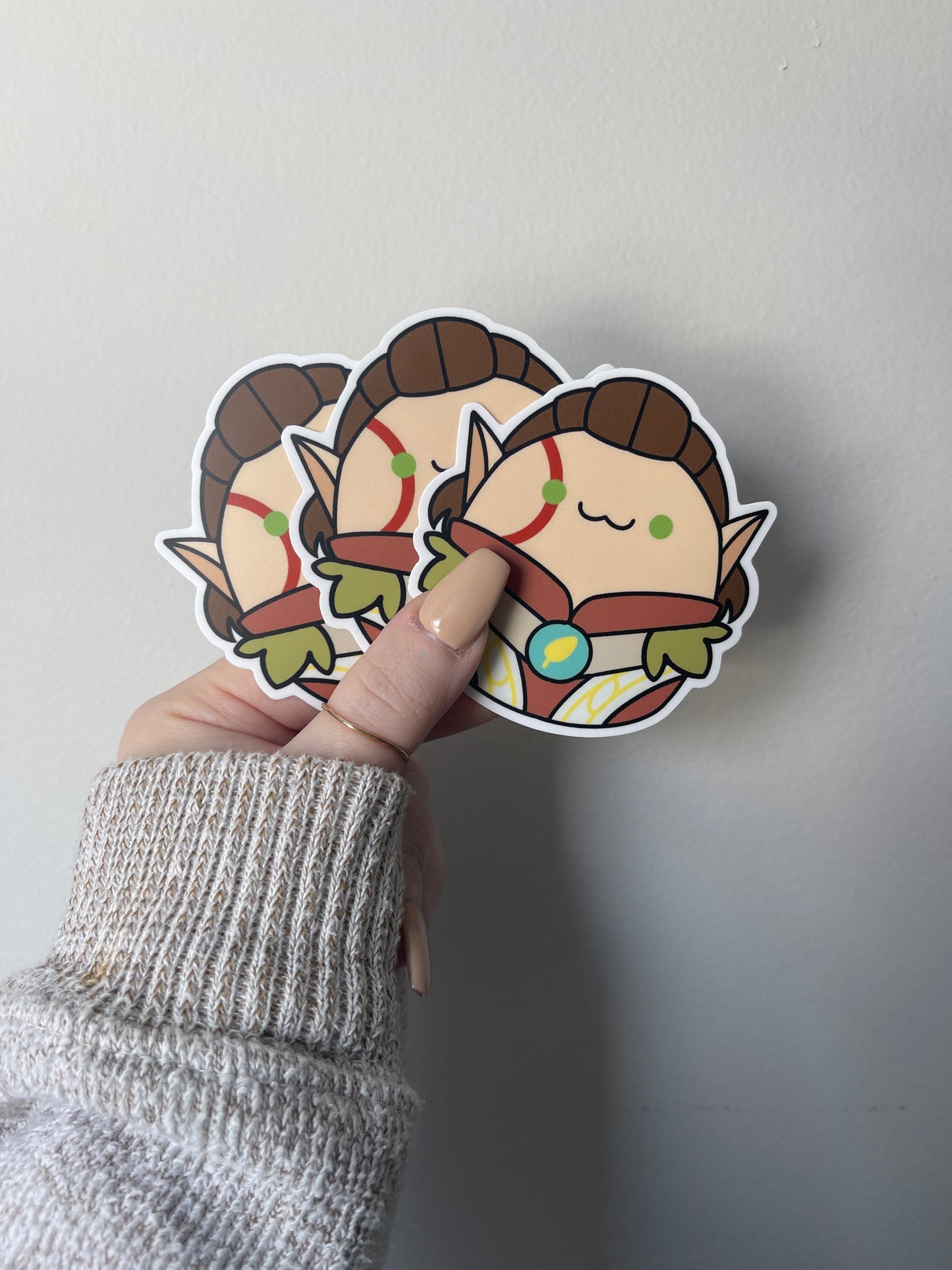 Halsin Squish 3”x3” Sticker