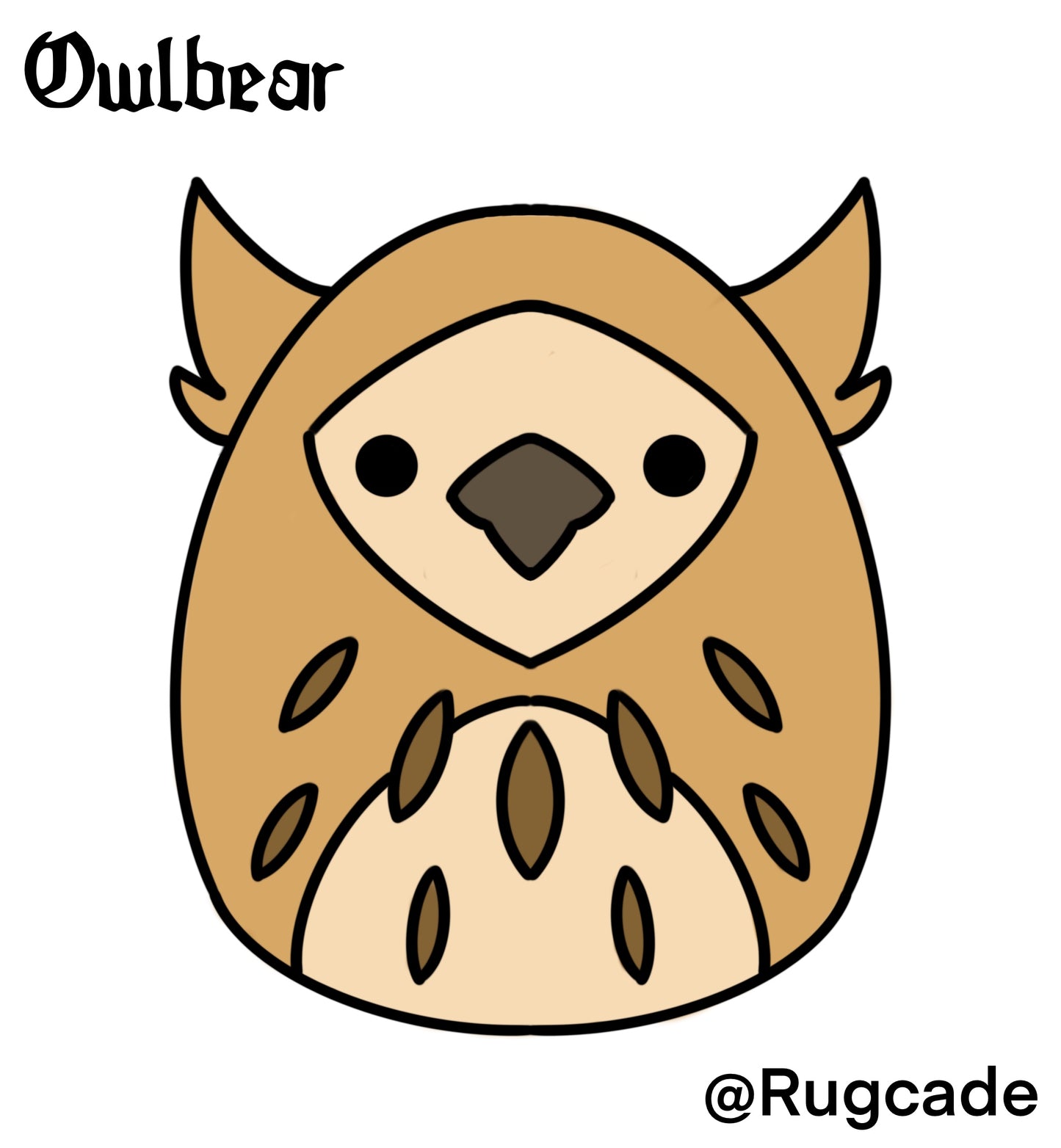 Owlbear Squish Rug