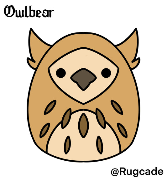 Owlbear Squish Rug