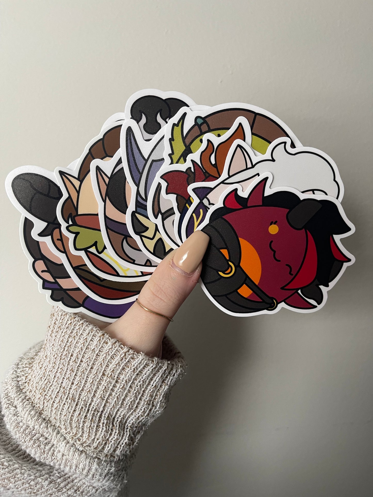 3”x3” BG3 Crew Sticker Pack