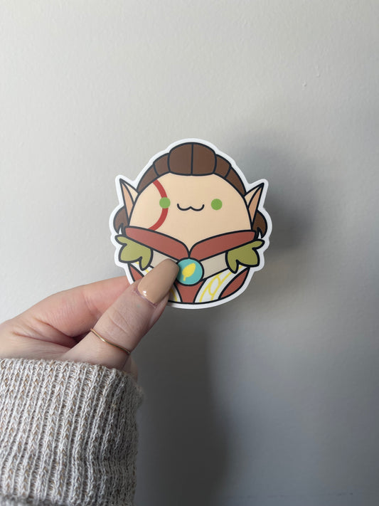 Halsin Squish 3”x3” Sticker