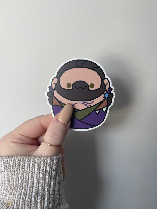 Gale Squish 3”x3” Sticker